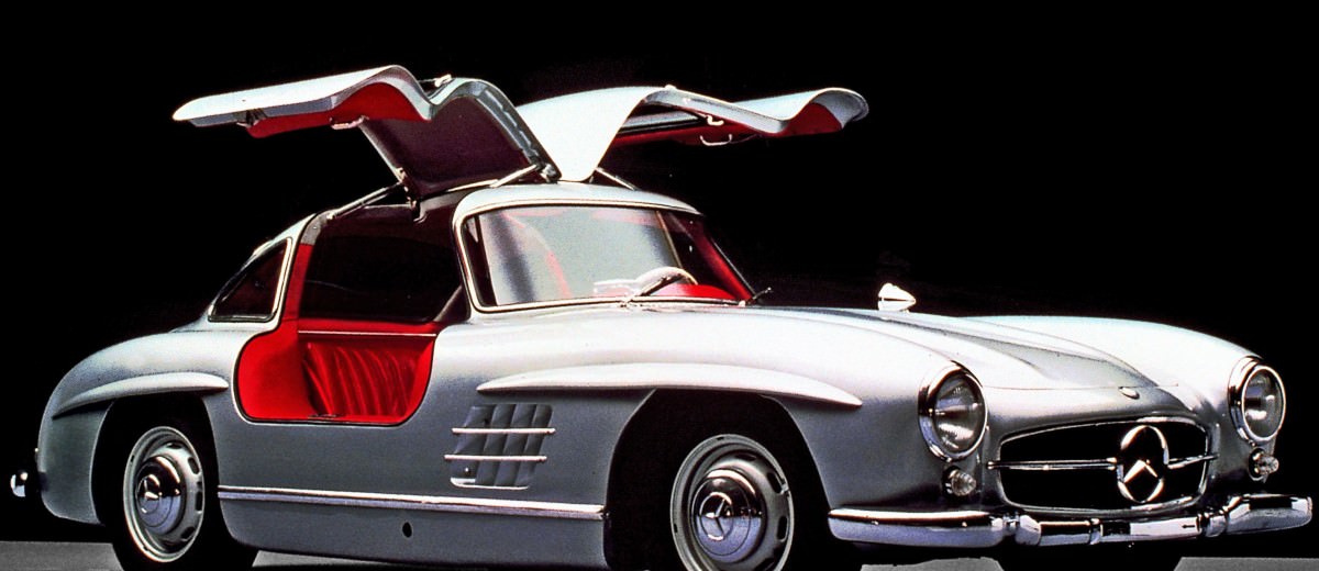 Mercedes gullwing supercar