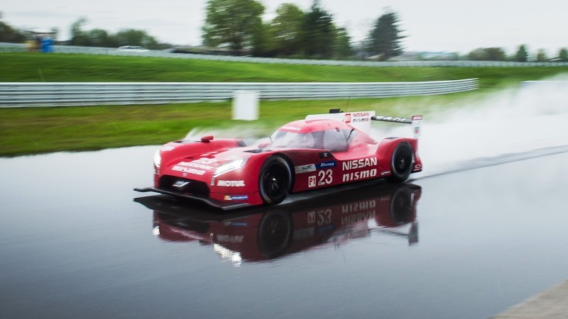 Nissan LM P1 Team testing in Bowling Green, Kentucky