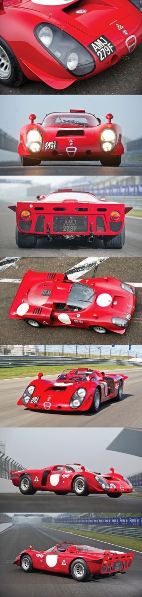 1968 Alfa Romeo T33-2 Daytona 11-vert