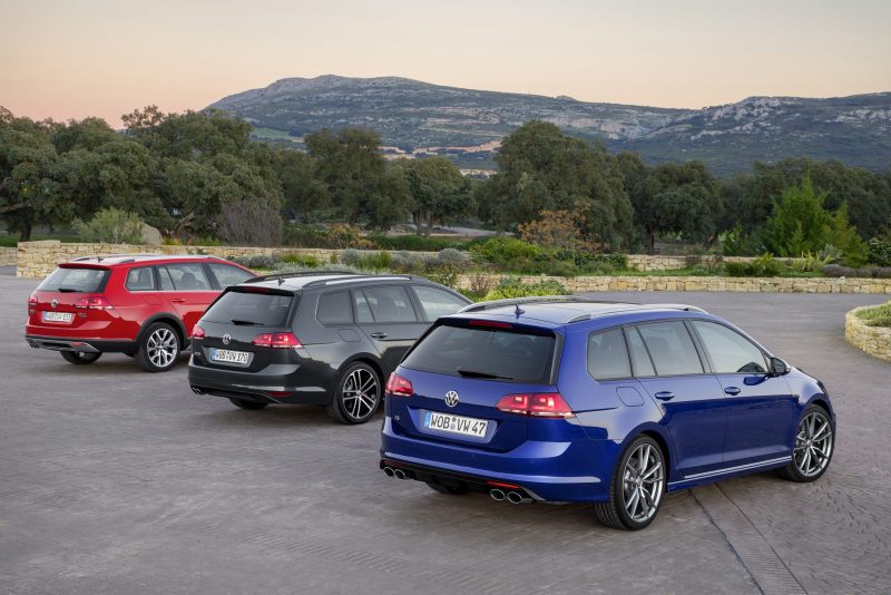 Volkswagen Golf Alltrack Golf GTD Variant und Golf R Variant