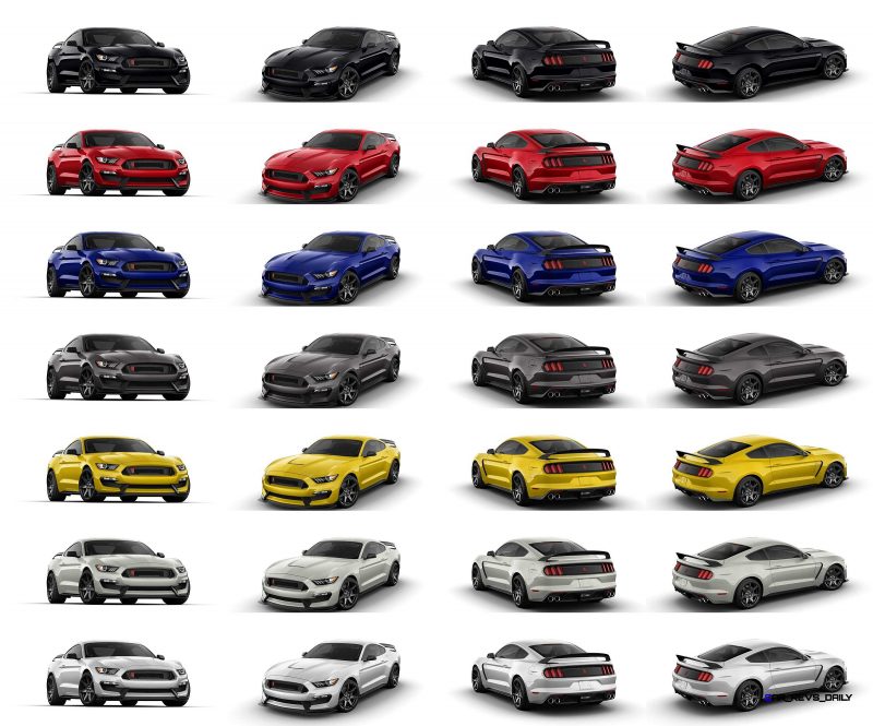 SHELBY GT350R Colors 40-tile