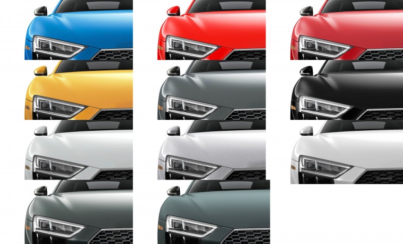 Audi Colours Chart