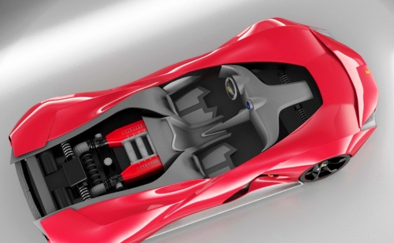2017 Maserati MC12 Possibly Based on LaFerrari Aliante Spyder by Turin Design Students 11