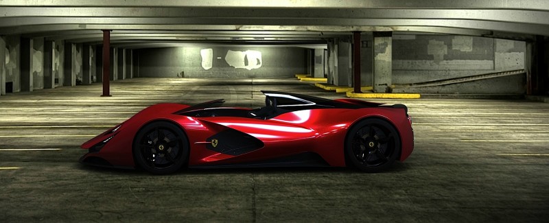 2017 Maserati MC12 Possibly Based on LaFerrari Aliante Spyder by Turin Design Students 18
