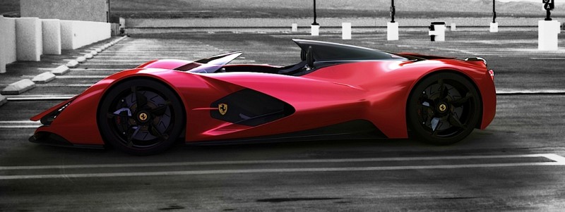2017 Maserati MC12 Possibly Based on LaFerrari Aliante Spyder by Turin Design Students 26