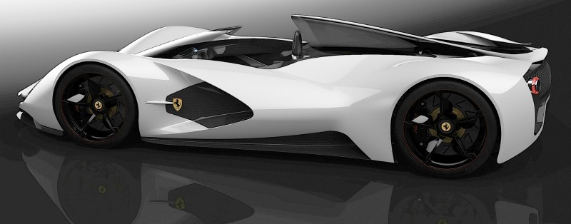 2017 Maserati MC12 Possibly Based on LaFerrari Aliante Spyder by Turin Design Students 32