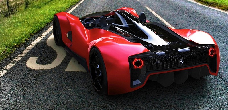 2017 Maserati MC12 Possibly Based on LaFerrari Aliante Spyder by Turin Design Students 35
