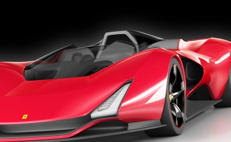 2017 Maserati MC12 Possibly Based on LaFerrari Aliante Spyder by Turin Design Students 5