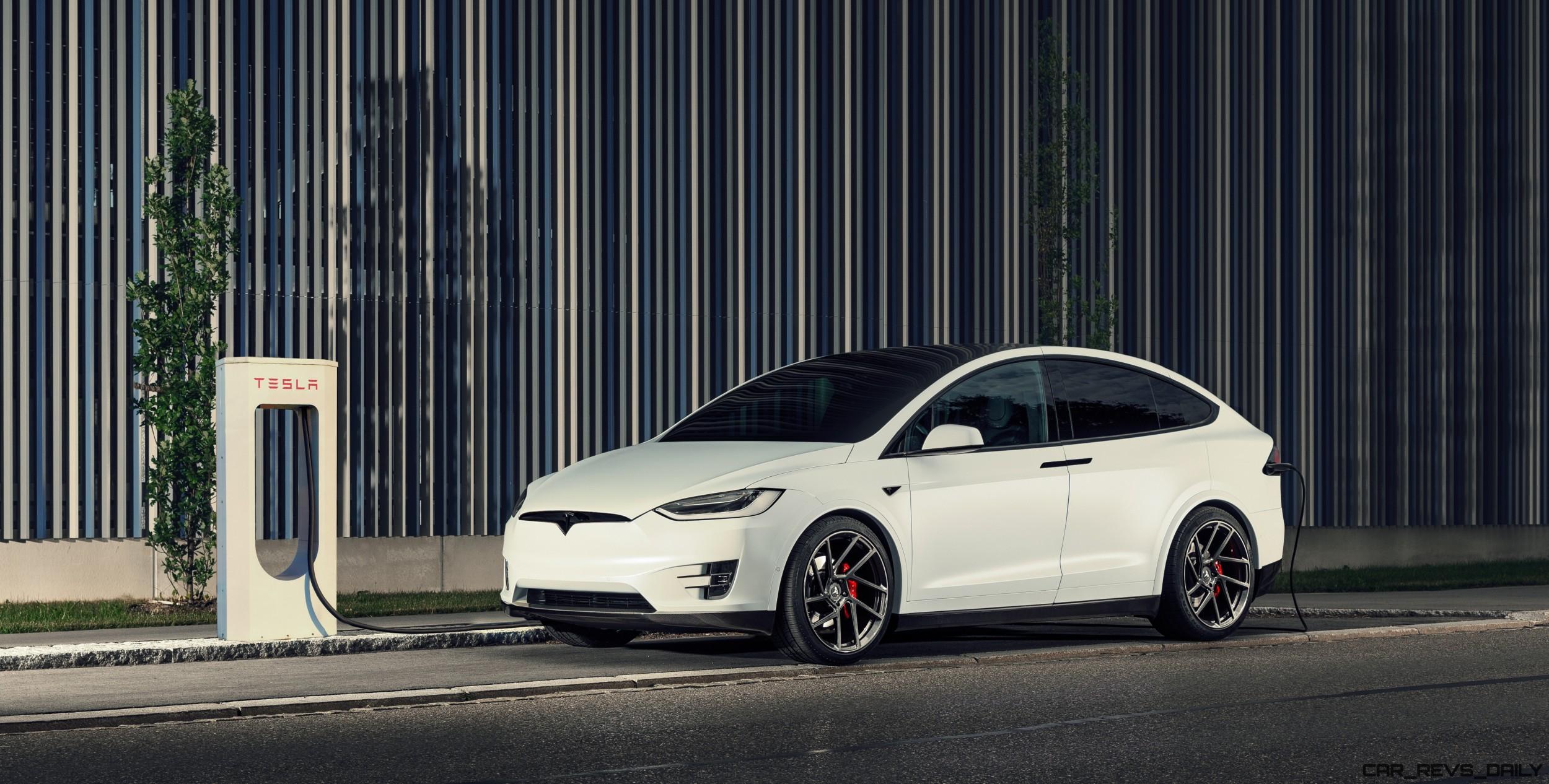 Novitec Debuts Tesla Model X Stage One Bodykit Vossen 22s And Ccbs