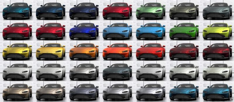 2018 Aston Martin Vantage Official Configurator Gifs Q