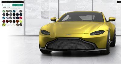 2018 Aston Martin Vantage Official Configurator Gifs Q