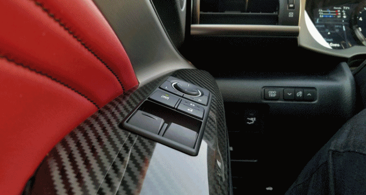 lexus rc f 2017 interior