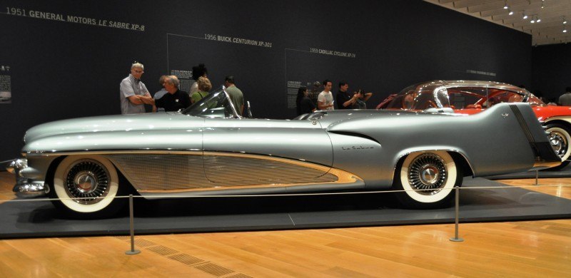 Atlanta Dream Cars - 1951 General Motors LeSabre XP-8 Struck Gold With Yank Tank Ethos of 1950s 19