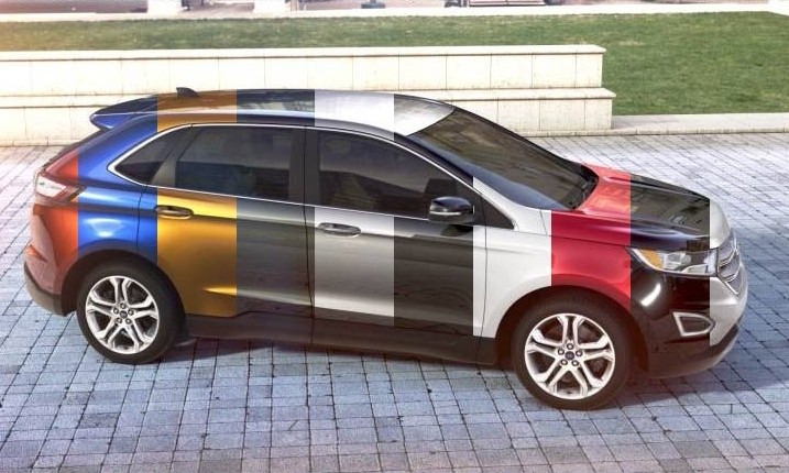 2019 Ford Edge Color Chart