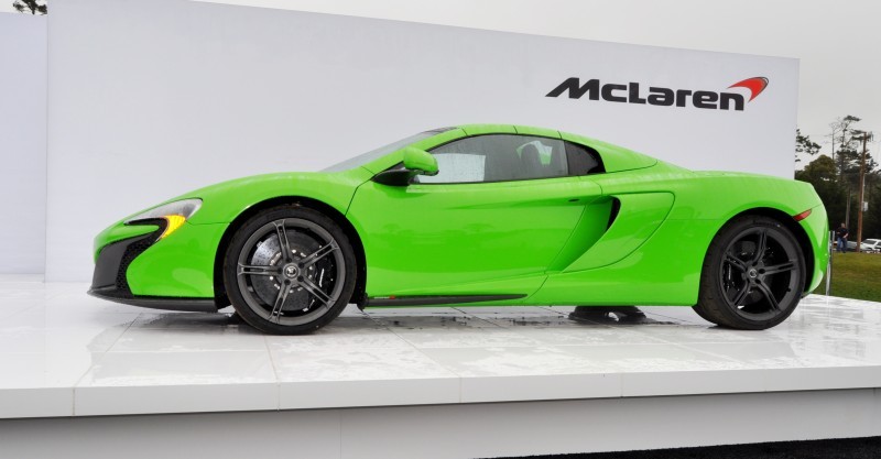 Car-Revs-Daily.com 2014 McLaren 650S Spider MANTIS GREEN Pebble Beach 20
