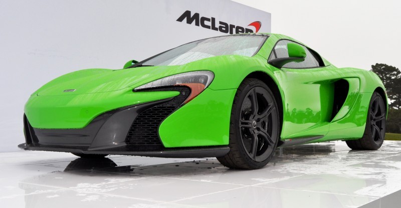 Car-Revs-Daily.com 2014 McLaren 650S Spider MANTIS GREEN Pebble Beach 7