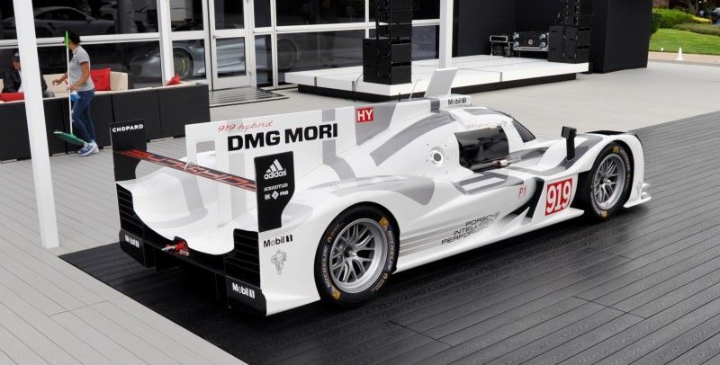 Car-Revs-Daily.com 2014 Porsche 919 LMP1 Racecar at the Quail 88