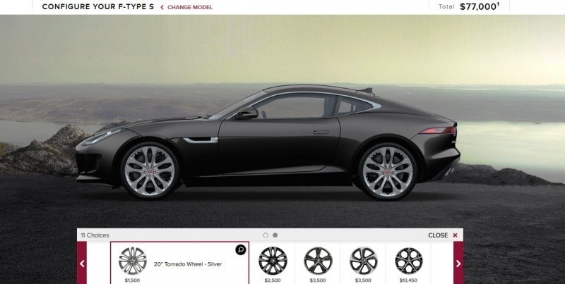 Car-Revs-Daily.com 2015 JAGUAR F-Type S Coupe - Options, Exteriors and Interior Colors Detailed10