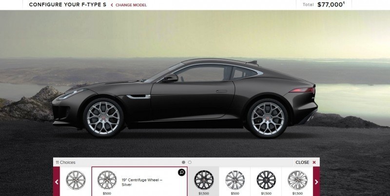 Car-Revs-Daily.com 2015 JAGUAR F-Type S Coupe - Options, Exteriors and Interior Colors Detailed5