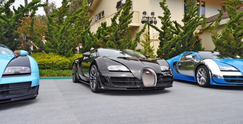 Car-Revs-Daily.com All Six Bugatti Veyron Legends Together In Pebble Beach 2014 19