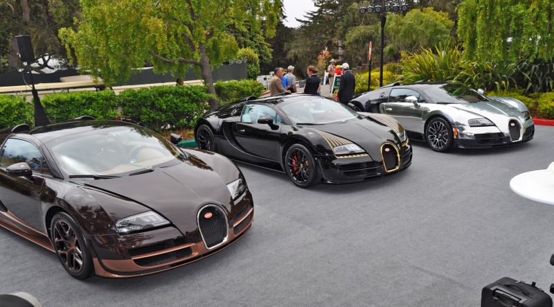 Car-Revs-Daily.com All Six Bugatti Veyron Legends Together In Pebble Beach 2014 59