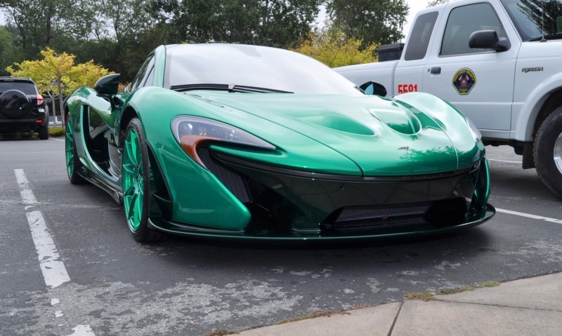 Car-Revs-Daily.com Green 2014 McLaren P1 56