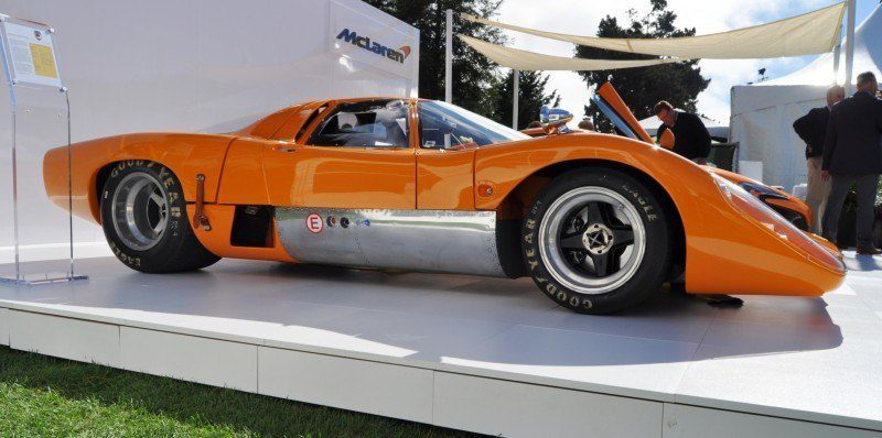 Car-Revs-Daily.com Hypercar Icons - 1969 McLaren M6B GT with 2014 McLaren 650S at The Quail  15