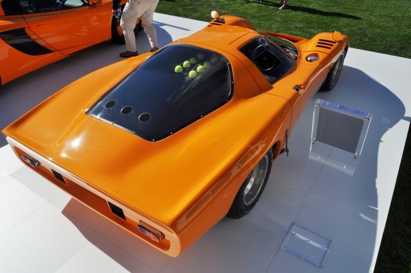 Car-Revs-Daily.com Hypercar Icons - 1969 McLaren M6B GT with 2014 McLaren 650S at The Quail  18