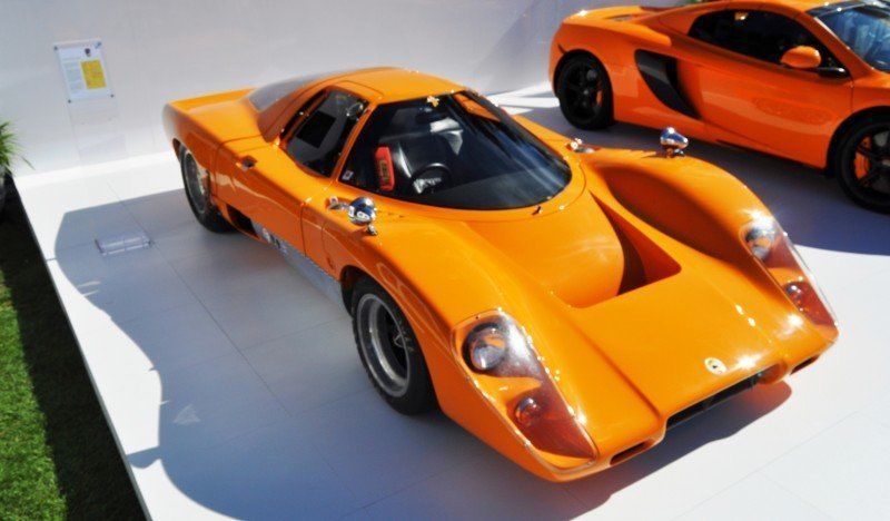Car-Revs-Daily.com Hypercar Icons - 1969 McLaren M6B GT with 2014 McLaren 650S at The Quail  33