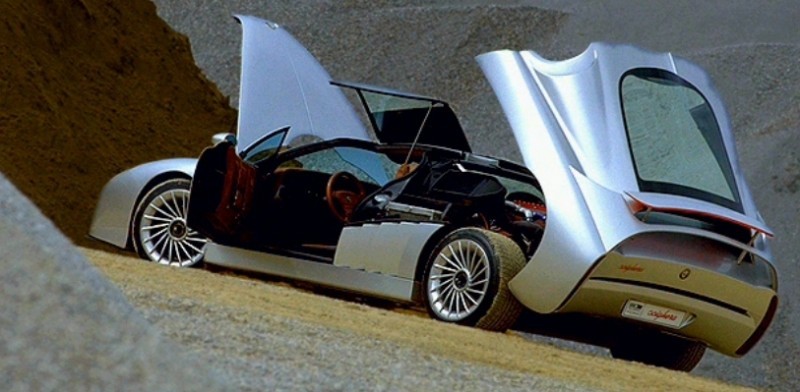 Concept Flashback - 1997 Alfa Romeo Scighera is Mid-Engine Twin-Turbo V6 Hypercar 4