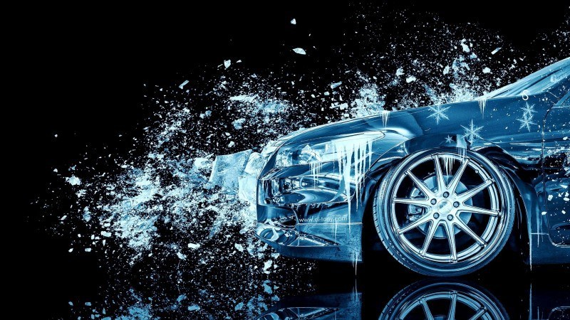 Design Talent Showcase - El-Tony.com Brings Sensual Elements Fire and Water to YOUR Car Wallpapers 10