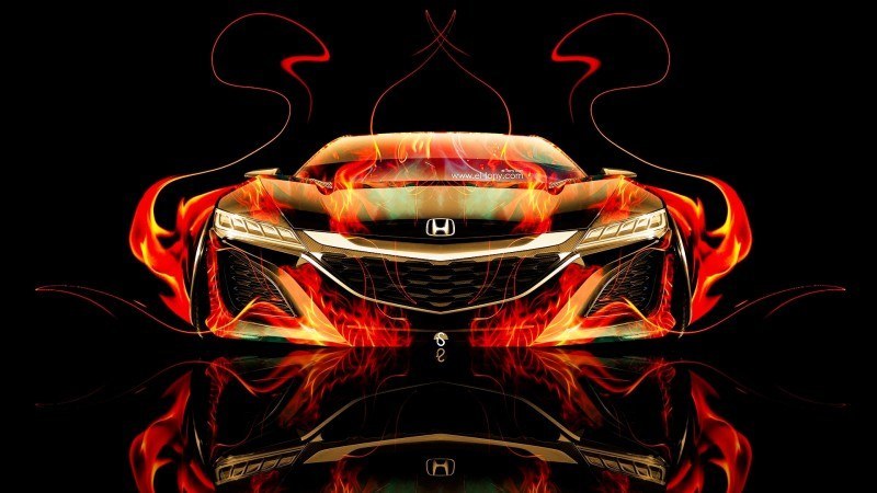 Design Talent Showcase - El-Tony.com Brings Sensual Elements Fire and Water to YOUR Car Wallpapers 11