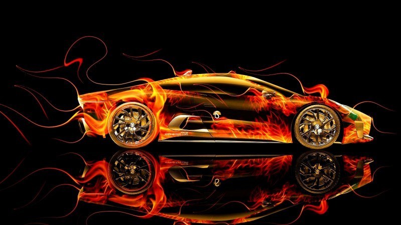 Design Talent Showcase - El-Tony.com Brings Sensual Elements Fire and Water to YOUR Car Wallpapers 17