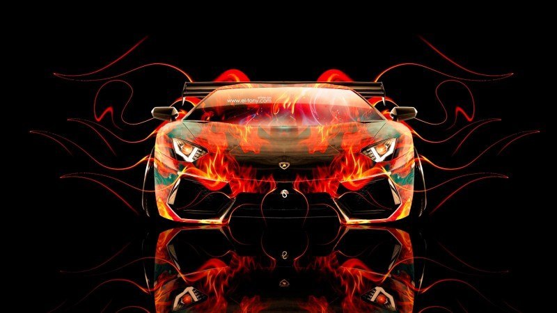 Design Talent Showcase - El-Tony.com Brings Sensual Elements Fire and Water to YOUR Car Wallpapers 19
