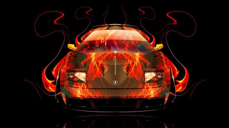 Design Talent Showcase - El-Tony.com Brings Sensual Elements Fire and Water to YOUR Car Wallpapers 20