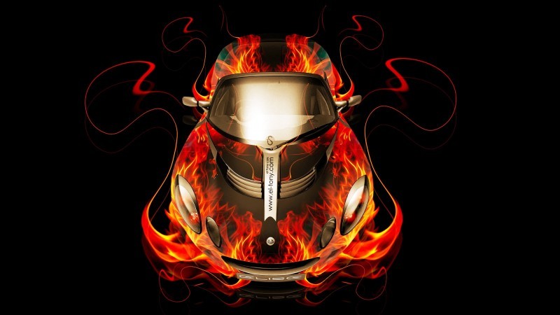 Design Talent Showcase - El-Tony.com Brings Sensual Elements Fire and Water to YOUR Car Wallpapers 26