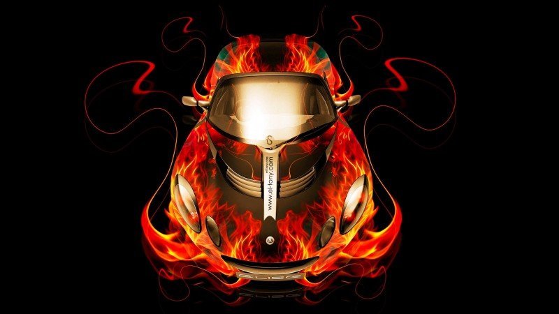 Design Talent Showcase - El-Tony.com Brings Sensual Elements Fire and Water to YOUR Car Wallpapers 26