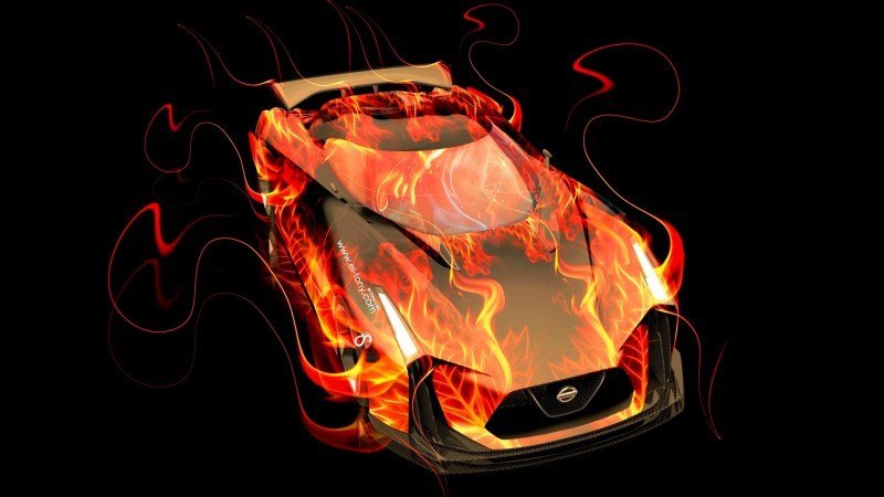 Design Talent Showcase - El-Tony.com Brings Sensual Elements Fire and Water to YOUR Car Wallpapers 32