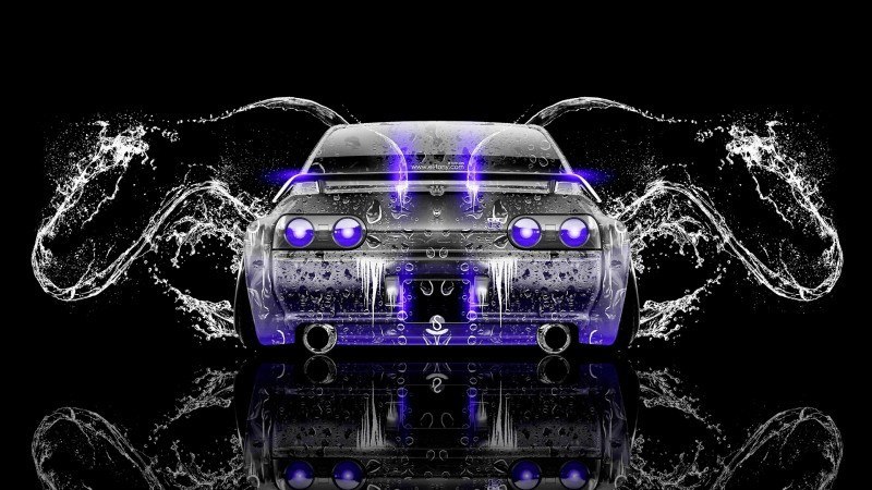 Design Talent Showcase - El-Tony.com Brings Sensual Elements Fire and Water to YOUR Car Wallpapers 34