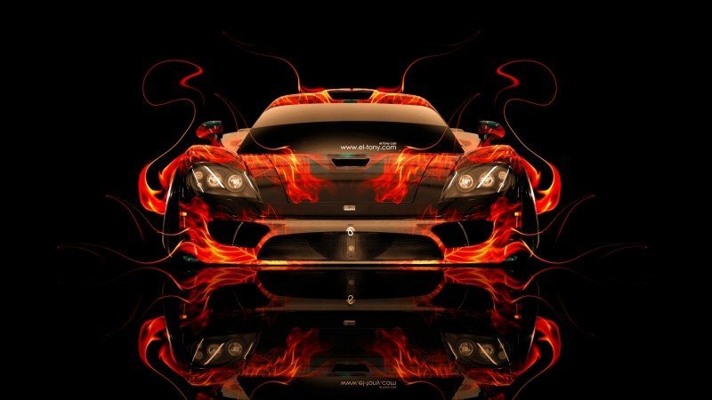 Design Talent Showcase - El-Tony.com Brings Sensual Elements Fire and Water to YOUR Car Wallpapers 36