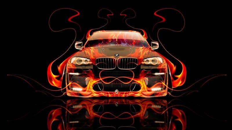 Design Talent Showcase - El-Tony.com Brings Sensual Elements Fire and Water to YOUR Car Wallpapers 4