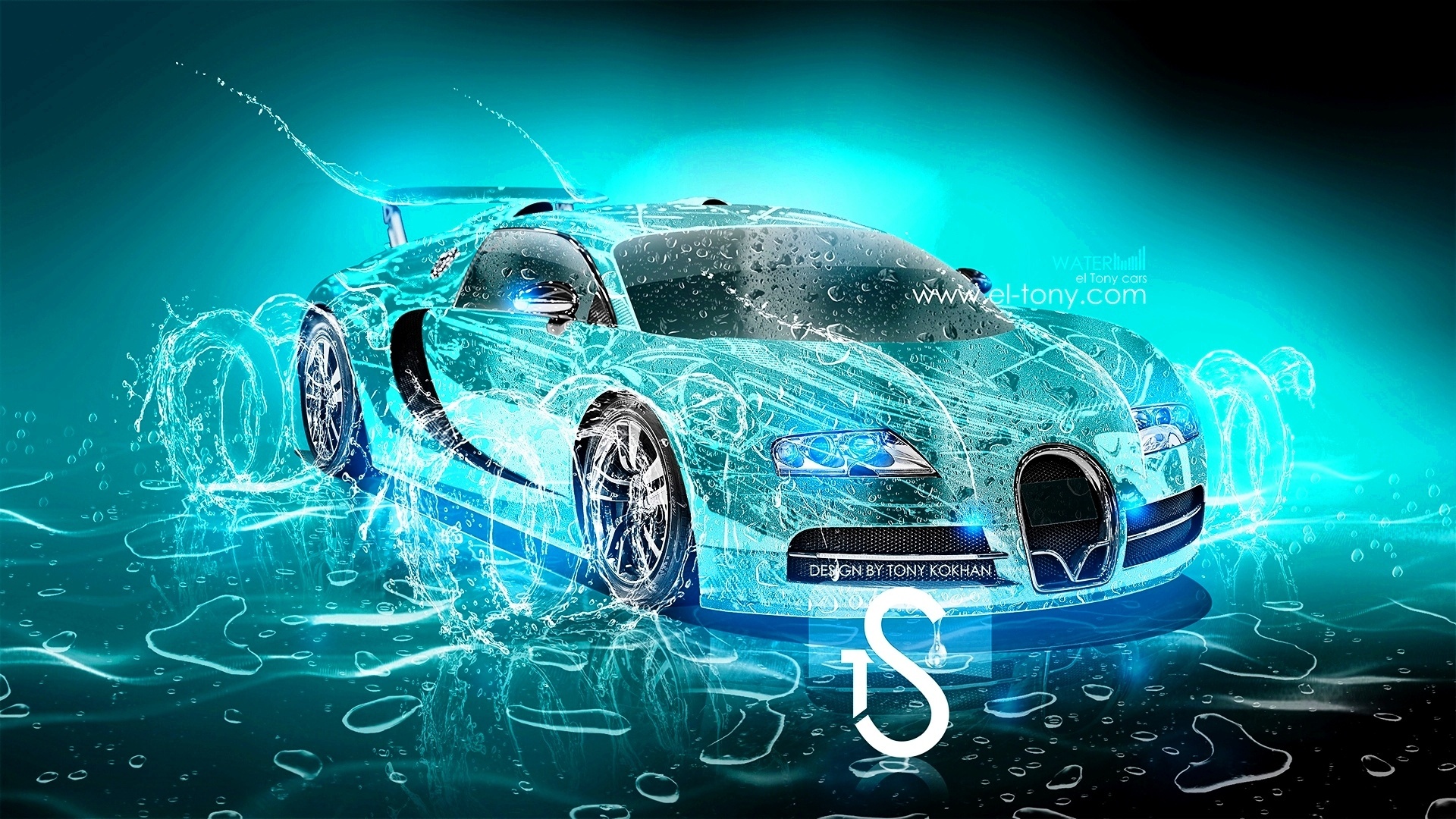 Design Talent Showcase El Brings Sensual Elements Fire And Water To Your Car Wallpapers