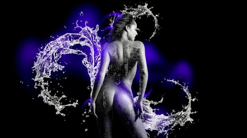Design Talent Showcase - El-Tony.com Brings Sensual Elements Fire and Water to YOUR Car Wallpapers 7