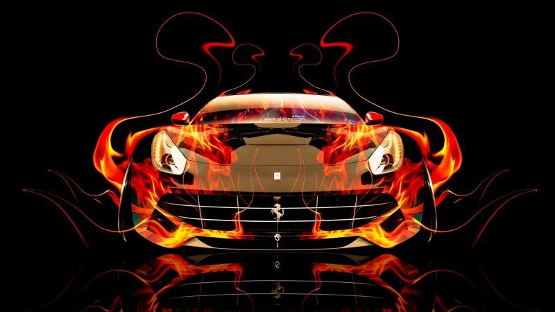 Design Talent Showcase - El-Tony.com Brings Sensual Elements Fire and Water to YOUR Car Wallpapers 9