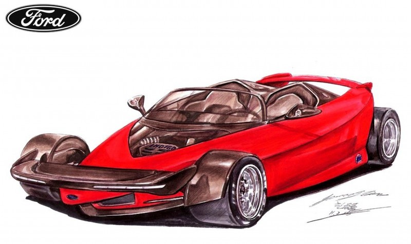 Ford Vision Gran Turismo Seems to Recall the 1996 INDIGO Open-Wheel Supercar Concept 12