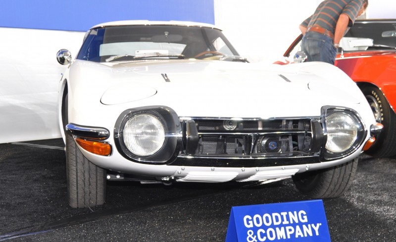 Gooding Pebble Beach 2014 - 1967 Toyota 2000GT in White with Original, US-Delivered Left-Hand-Drive 2