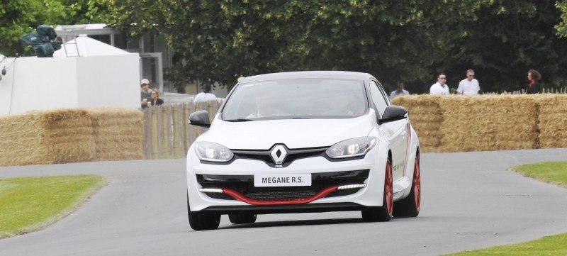 Goodwood 2014 - Renault 5 Maxi, 1926 40CV Type NM, 1965 Alpine M65, 2014 Megane RS + Clio RS 2