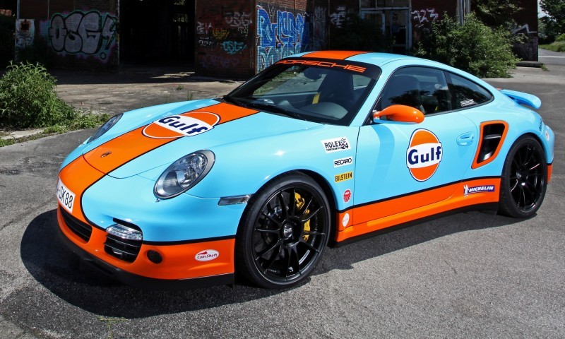 Gulf Racing Livery by CAM SHAFT for the Porsche 911 Turbo 19