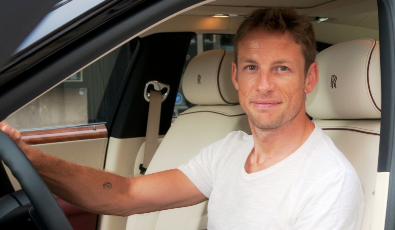 Jenson Button in Rolls-Royce Ghost Grand Prix du Canada(1)