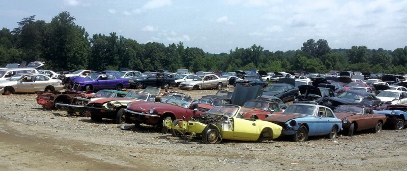 Junkyard Jems - The Europeans - Saab, Opel, Triumph, Mercedes, Fiat, Alfa, MG, BMW... and Lada 181